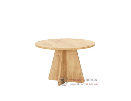 VOLTERA, konferenční stolek pr. 60cm, dub sapphire