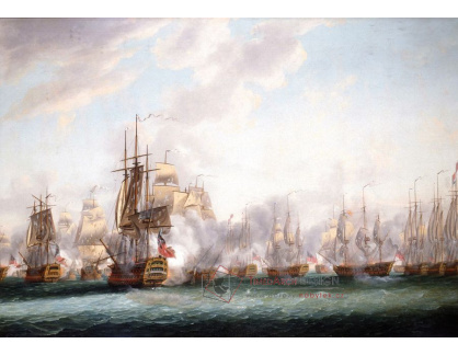 A-3128 William Elliott - Bitva u Saints 12 dubna 1782