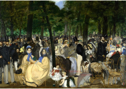 VEM 11 Édouard Manet - Hudba v Tuileries