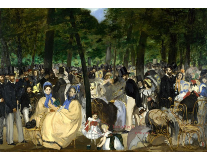 VEM 11 Édouard Manet - Hudba v Tuileries