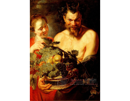 VRU124 Peter Paul Rubens - Faun a nymfa