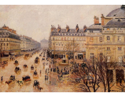 VCP-192 Camille Pissarro - Ráno na Place du Theatre Francais