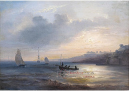 DDSO-1694 Jean Marie Auguste Jugelet - Plachetnice a rybářské lodě u pobřeží