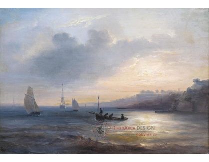 DDSO-1694 Jean Marie Auguste Jugelet - Plachetnice a rybářské lodě u pobřeží
