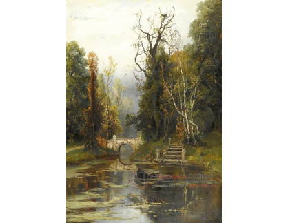 SO VII-144 Julius Klever - Letní krajina s rybníkem