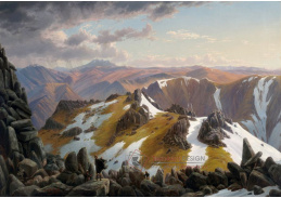 SO XI-446 Eugene von Guerard - Nový Zéland, Mount Kosciusko