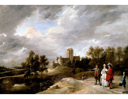 SO XIV-130 David Teniers - Hrad v krajině
