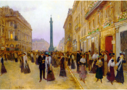 KO IV-91 Jean Béraud - Motiv z pařížské ulice