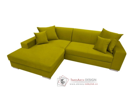 MEXICANA, sedací souprava - levá, látka Casablanka 2312 zelená