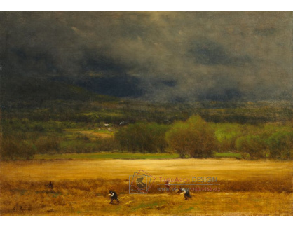A-2110 George Inness - Pšeničné pole