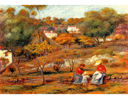 VR14-13 Pierre-Auguste Renoir - Krajina v Cagnes