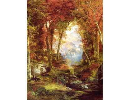 VU175 Thomas Moran - Pod stromy