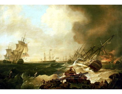 VL177 Richard Wright - Bitva v zátoce Quiberon 21 listopadu 1759