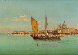 DDSO-1848 Pietro Galter - Rybáři u Santa Maria della Salute v Benátkách