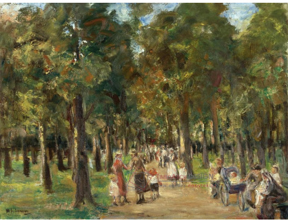 SO XII-295 Max Liebermann - Na procházce v Tiergarten