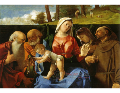 VLL 07 Lorenzo Lotto - Madonna s dítětem a svatými