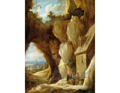 XV-390 David Teniers - Svatý Antonín a Pavel v poušti