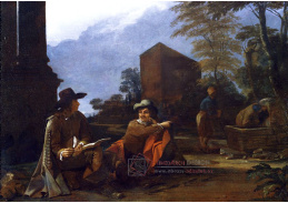 KO IV-437 Michael Sweerts - Umělci odpočívající u kašny