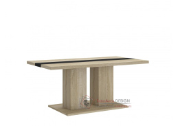 BORIS, konferenční stolek 110x60cm, dub sonoma / černá