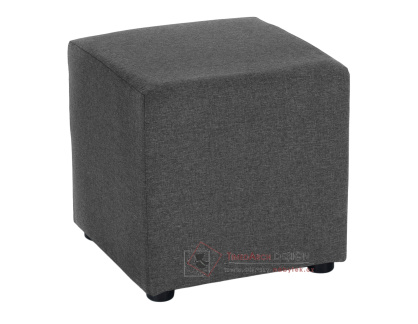 REGOR, taburet čalouněný, látka Savana 05 šedá