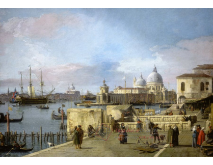 A-1964 Canaletto - Vstup do Canal Grande z mola