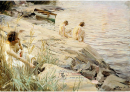 A-3955 Anders Zorn - Koupající se dívky