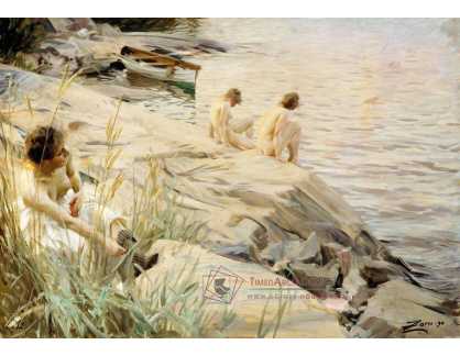 A-3955 Anders Zorn - Koupající se dívky