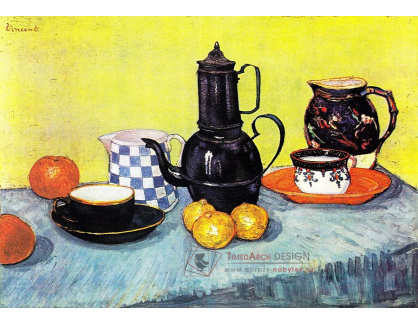 R2-1400 Vincent van Gogh - Zátiší s konvicí, nádobím a ovocem