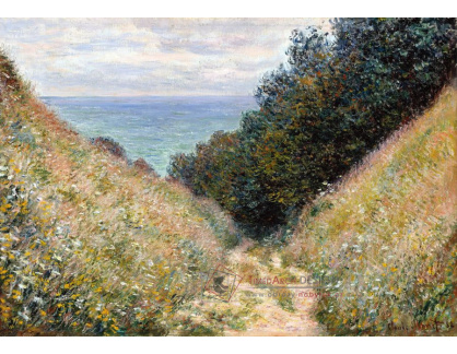 VCM 168 Claude Monet - Cesta v La Cavée Pourville