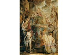 VRU227 Peter Paul Rubens - Mystické manželství svaté Kateřiny