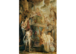 VRU227 Peter Paul Rubens - Mystické manželství svaté Kateřiny
