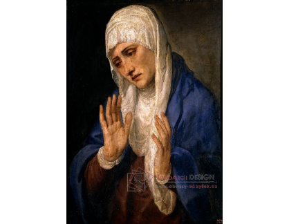 Tizian - Matka Dolores s otevřenými rukami
