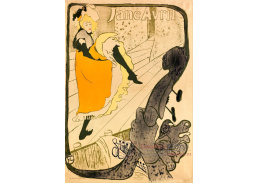 R7-1 Henri Toulose-Lautrec - Jane Avril v Jardin de Paris