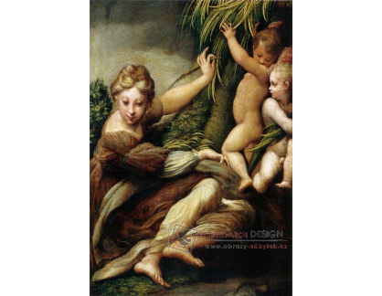 SO VII-232 Parmigianino - Světice a dva andělé