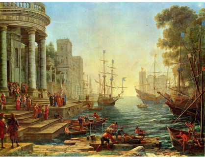 SO IV-399 Claude Lorrain - Nalodění svaté Voršily