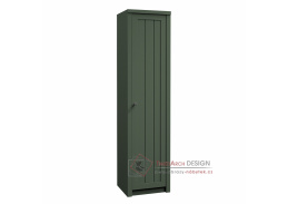 PROVANCE S1D, skříň 1-dveřová, zelená