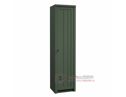 PROVANCE S1D, skříň 1-dveřová, zelená