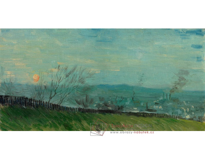 A-3225 Vincent van Gogh - Západ slunce na Montmartru
