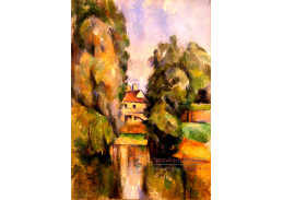 VR10-8 Paul Cézanne - Dům u řeky
