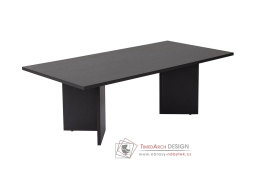 SABIN, konferenční stolek 119x60cm, černé dřevo