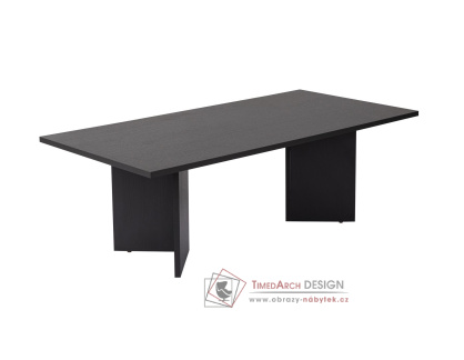 SABIN, konferenční stolek 119x60cm, černé dřevo