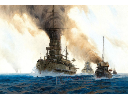 A-1948 August von Ramberg - Válečná flotila v plné síle na volném moři