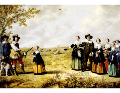 DDSO-3105 Aelbert Cuyp - Portrét rodiny v krajině