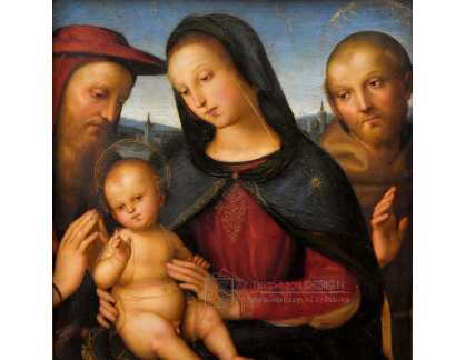 VR11-81 Rafael Santi - Madonna a dítě se svatými