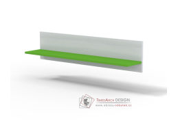 C122 CASPER, závěsná polička 120cm, výběr provedení