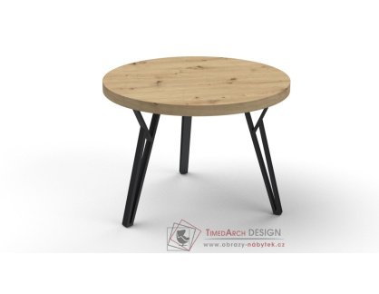 K900 PATRIK, konferenční stůl pr. 65cm, černá / výběr provedení