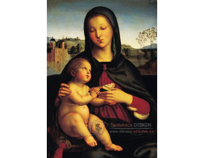 VR11-66 Rafael Santi - Madonna s dítětem a knihou