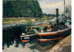 DDSO-2248 Camille Pissarro - Lodě v Pontoise