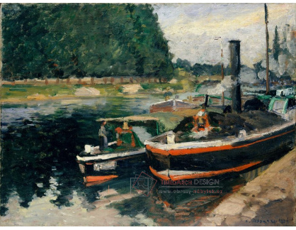 DDSO-2248 Camille Pissarro - Lodě v Pontoise