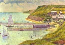 SO IV-144 Georges Seurat - Přístav v Bessin